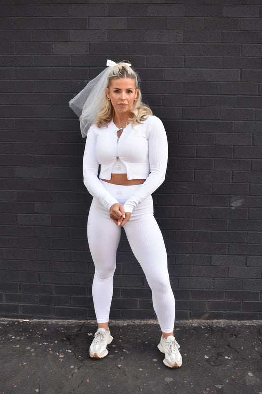 The Bridal Edit White Leggings