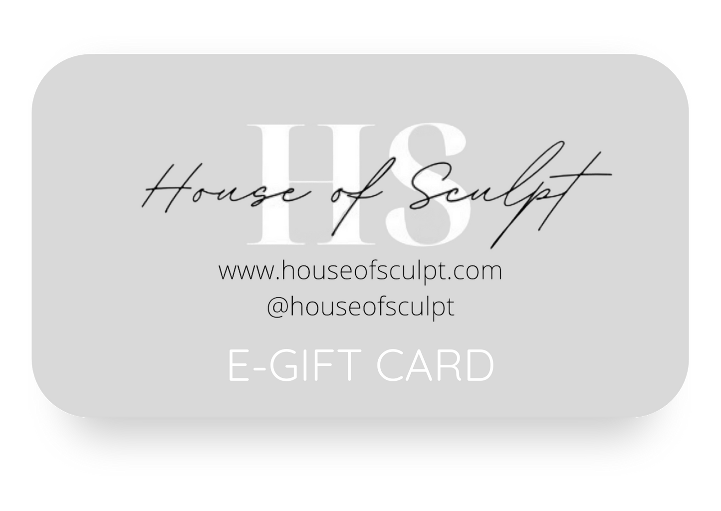 House of Sculpt E-Gift Card